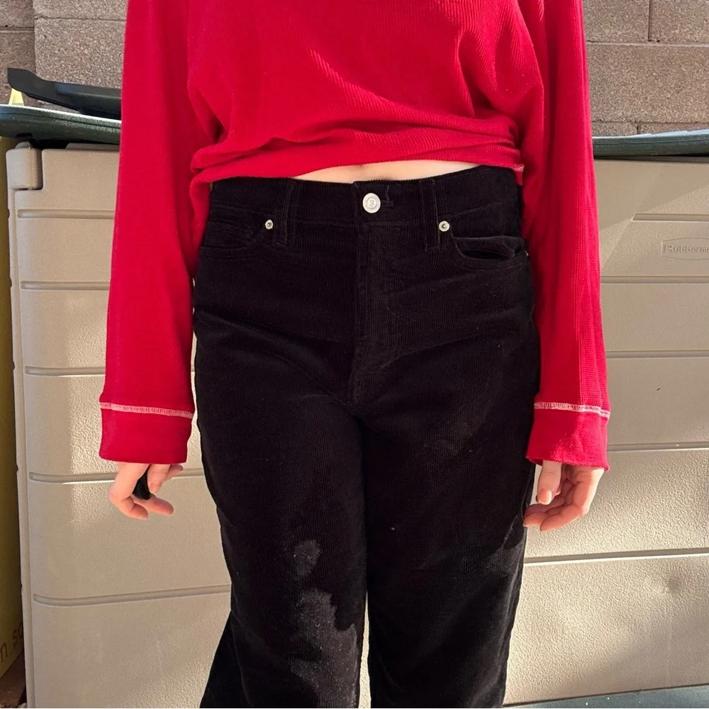 Black corduroy Pants - Picture 3 of 8